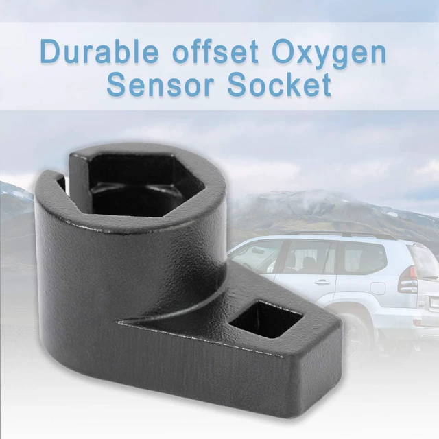 Alt view image 6 of 6 - Aoerzn Premium Offset Oxygen Sensor Socket, 3/8 Inch Drive, 7/8 Inch (22mm), Preventing Damage to Wires, Wire Gate Accesses Sensor from Side, Universal for Most Cars
