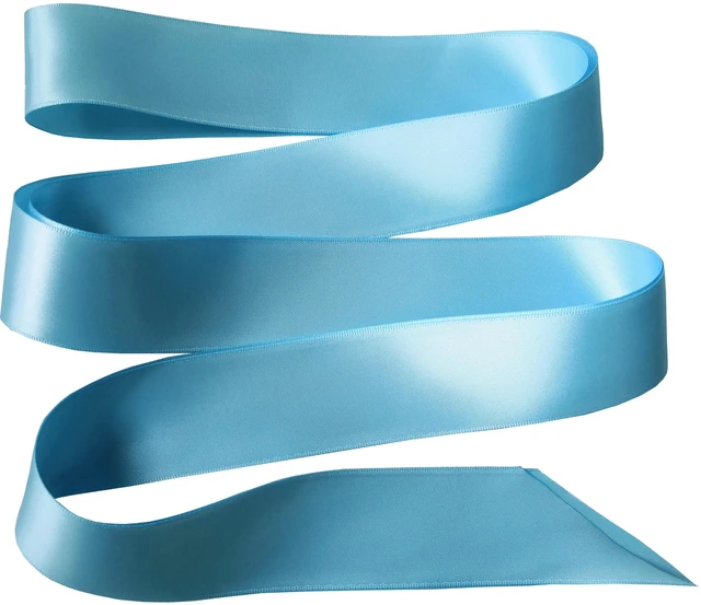 Main image of Oyabridal 1.6'' Wide Satin Ribbon Sash Belt for Dress Bridal Wedding Party Ribbon Sashes (Sky Blue)
