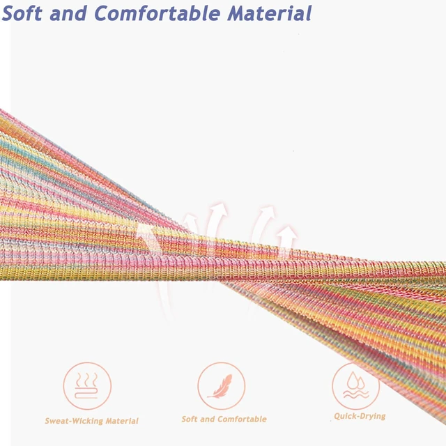 Alt view image 2 of 4 - Tress 03 Headbands for Women Non Slip Wide Sweat Band for Women Sweatbands Fashion Running Headband Elastic Soft Sports Stretchy Headbands for Makeup, Exercise, Gym, Yoga, Workout, 5pcs