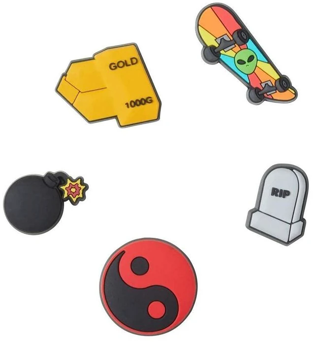 Main image of Jibbitz 5-Pack Alien Shoe Charms | Jibbitz, Sk8r Boi, Small