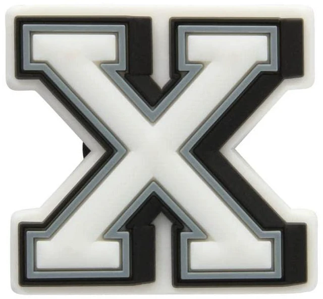 Main image of unisex adult Jibbitz Letter | Jibbitz for Crocs Shoe Charms, Letter X, Small US