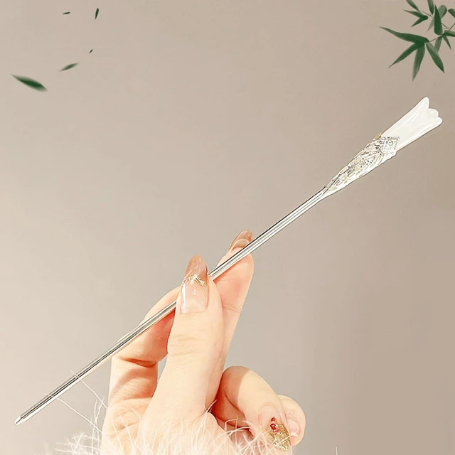 Main image of 1 Pcs Hair Sticks for Women,Chinese Hair Chopsticks for Women,Chinese Hanfu Asian Vintage Hair Chopsticks Metal Hair Bun Updo Holders Long Hair pins for Girls