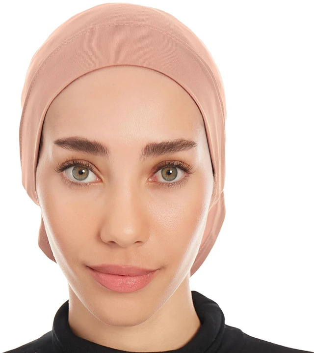 Alt view image 2 of 4 - Ayisah Hijab Caps Underscarf for Women Light Brown Hijab Cap Underscarf Turban Dreadlocks Tube Muslim Accessories Headscarf Wrap - Islamic Hajib Headwrap Tube Fashion Solid Color (Light Brown)