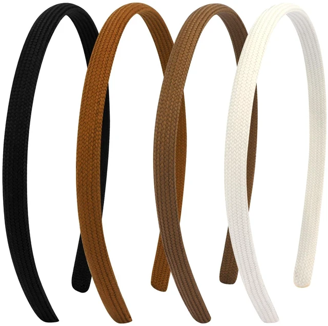 Main image of Vovii 4Pcs Thin Headbands For Women Girls No Headache Pressure Comfortable Headbands for Women Non Slip Fabric Skinny Narrow Hairbands Head Bands for Women's Hair Accessories