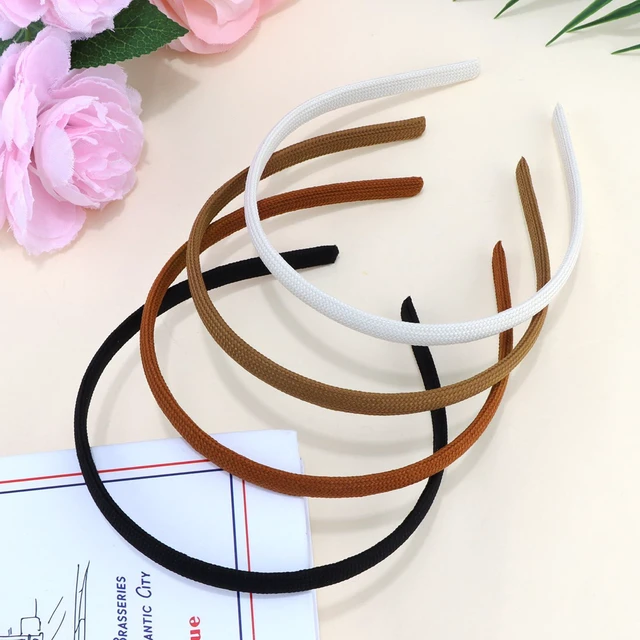 Alt view image 7 of 7 - Vovii 4Pcs Thin Headbands For Women Girls No Headache Pressure Comfortable Headbands for Women Non Slip Fabric Skinny Narrow Hairbands Head Bands for Women's Hair Accessories