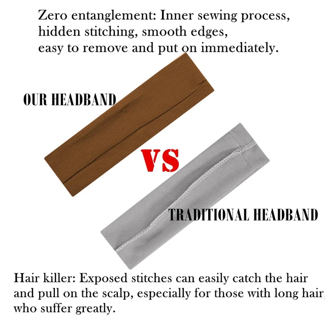 Alt view image 4 of 7 - Zupro 6Pcs Rustic Style Women's Headbands, Soft Stretchy Fabric Hair Bands | Elastic Sweat Hairbands, Non Slip Cute Trendy Hair Accessories, for Yoga Workout Running Sports & Daily Short Hair Fixing
