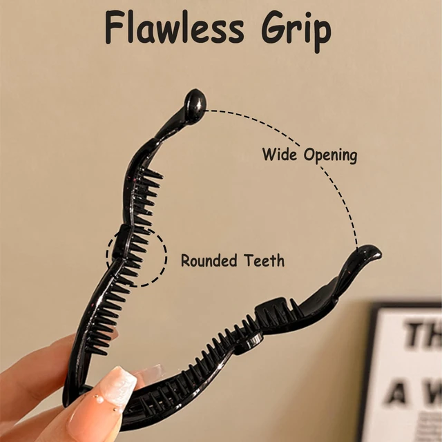 Alt view image 6 of 7 - Medium Claw Clips for Thin Thick Hair,Banana Clip,Flat Hair Clips for Women