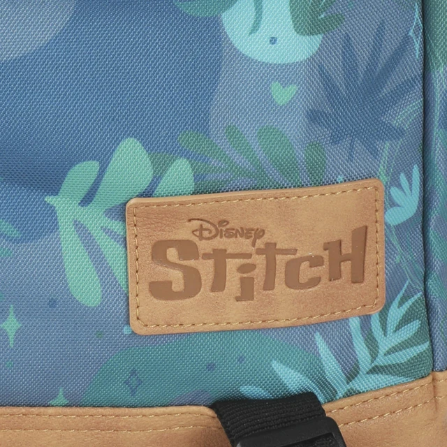 Alt view image 7 of 7 - Disney Stitch Tropical Print 17.5" Hooded Backpack