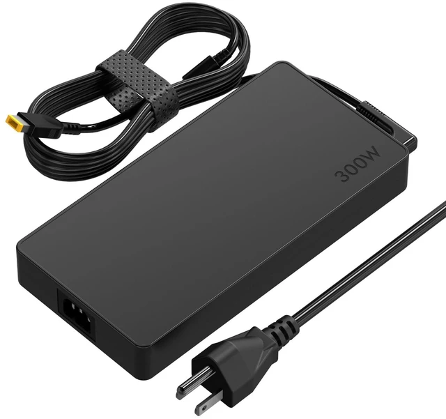 Main image of 300W 20V 15A Laptop Charger Replacement for Lenovo Legion 5 5i 5P 7 7i pro 15 16 17 R9000P R9000K Y9000K Y9000X, Fit for ADL300SDC3A GX21F23045 SA10R16956 5A10W86289 AC Power Adapter Supply Cord