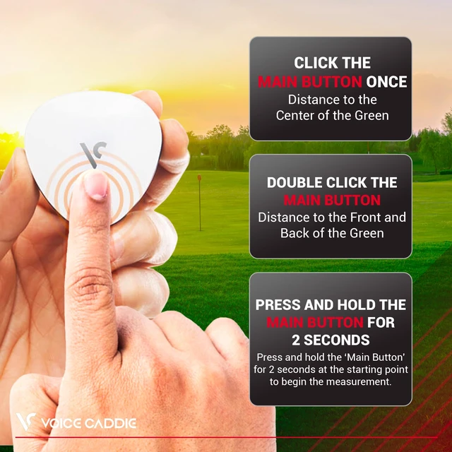 Alt view image 5 of 7 - VC300SE Golf GPS Rangefinder Output of Distance at Click of Button Front, Middle, Back of Green Info Over 40,000 Courses Worldwide No Fees