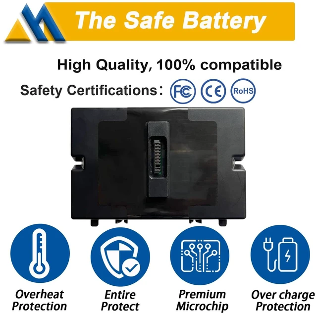 Alt view image 3 of 7 - 789175 078592 Battery Replacement for Bose S1 Pro Battery Pack 789175-0100 789175-0110 789175-0010 14.8V 81.4Wh 5500mAh