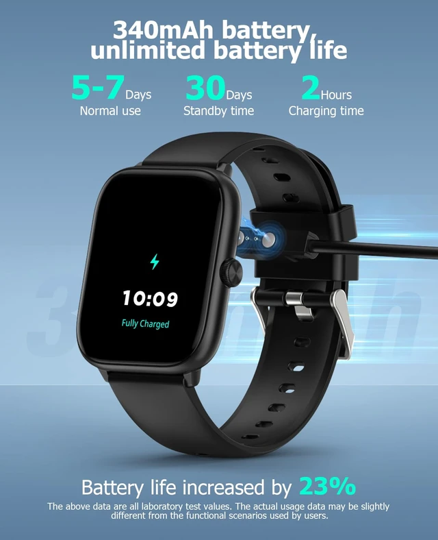Alt view image 7 of 7 - Premium Smart Watch Men, 2.06" HD AMOLED AOD Answer/Make Call Heart Rate/Blood Pressure/SpO2/Sleep/Stress Monitor, IP68 Waterproof Activity Tracker, Pedometer, 118 Sports, Android/iPhone