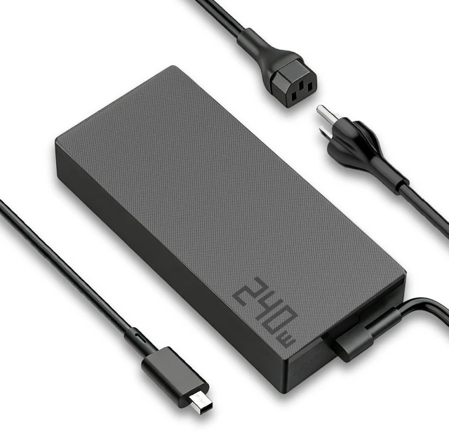Main image of 240W Replacement Laptop Charger Compatible with Asus ROG Gaming ADP-240EB C PD stable output&multi-protection circuit,also matches part number A20-240P1A for ASUS ROG high-performance gaming notebooks