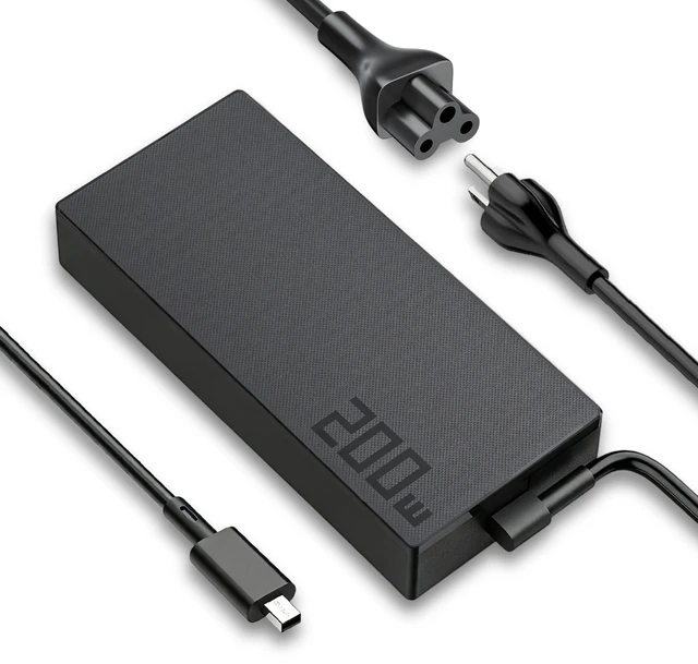 Main image of 200W Replacement Charger for ASUS ROG G14 G16 TUF A14 A16 Gaming Laptops High-power stable output, matches part GA605 GU605 GA403 GU605M FA401WV/UV/UU/WU for ASUS high-performance gaming notebooks