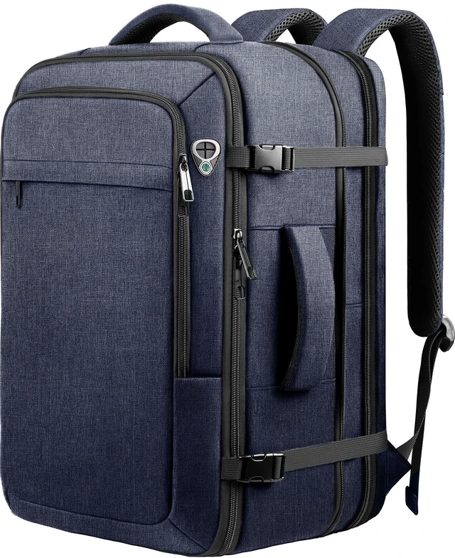 Main image of Large Backpack for Men, 45L-55L Travel Laptop Mochila Carry On Luggage Extra Large 60L Travel Backpack TSA Approved, Water Resistant Bag, Expandable Laptop Bagpack, Travel Backpack, Blue
