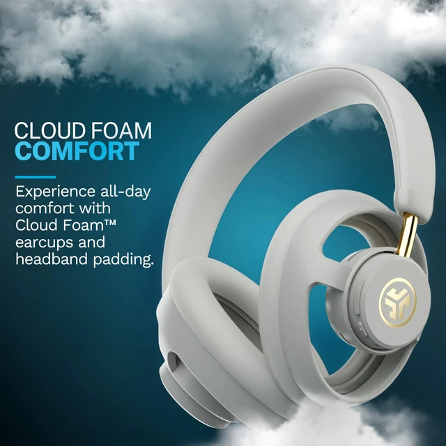Alt view image 4 of 7 - JBuds Open Wireless Headphones Open-Ear, Comfortable All-Day Fit, 24+ Hour Playtime, Immersive Sound, Bluetooth Headphones with App Control, White