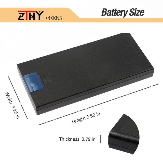 Alt view image 7 of 7 - 4XKN5 X8VWF Battery for Dell Latitude 14 Rugged Extreme 5404 5414 7404 7414 P45G P45G001 P46G P46G001 P46G002 CJ2K1 DKNKD 5XT3V 05XT3V VCWGN 0VCHGN 09FN4 XRJDF YGV51 453-BBBD 453-BBBE XN4KN 11.1V 65Wh
