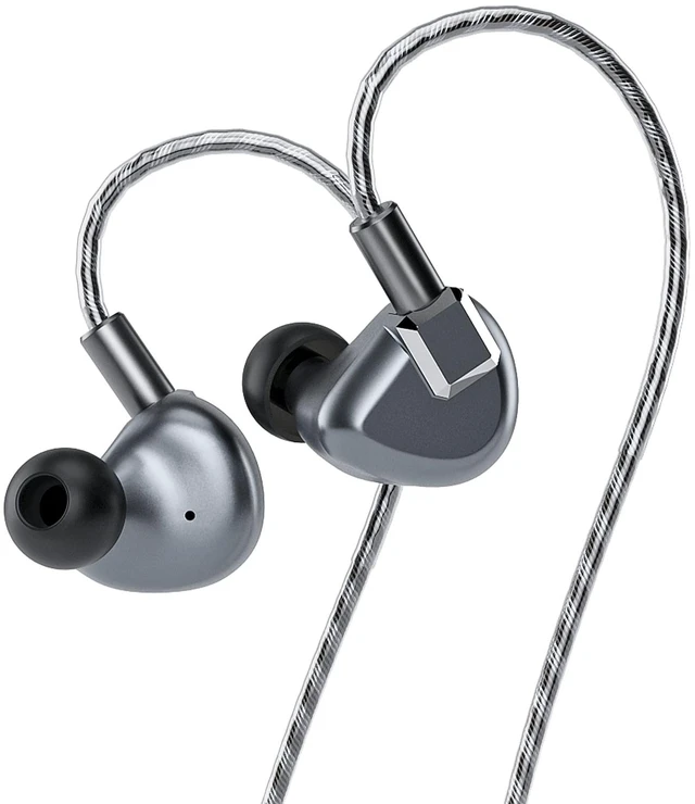 Main image of S12 in-Ear Headphones 14.8mm Planar Magnetic Driver Wired in-Ear HiFi Earphones for Smartphones/PC/Tablet (3.5mm Connector, Gun Metal Grey)