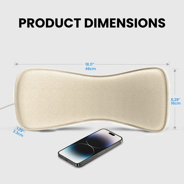 Alt view image 5 of 7 - Slumber 2 - Bluetooth Pillow Speaker for Side Sleepers 4 Ultra-Flat Speakers, White Noise, Remote Control & Sleep Timer, Soft Design for Sleeping, Podcasts & Audiobooks, Beige
