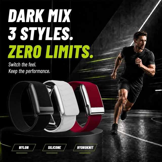 Alt view image 2 of 7 - Multi-Pack Wrist Bands Compatible with Whoop 5.0, Peak, One & Life MG Hydroknit Nylon, Sport Silicone, Premium Nylon Replacement Straps with Hook, Clasp, Quick Link Slider