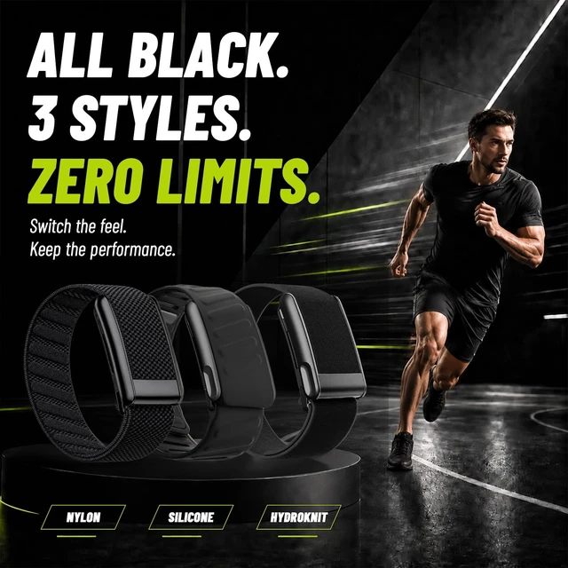 Alt view image 2 of 7 - Multi-Pack Wrist Bands Compatible with Whoop 5.0, Peak, One & Life MG Hydroknit Nylon, Sport Silicone, Premium Nylon Replacement Straps with Hook, Clasp, Quick Link Slider