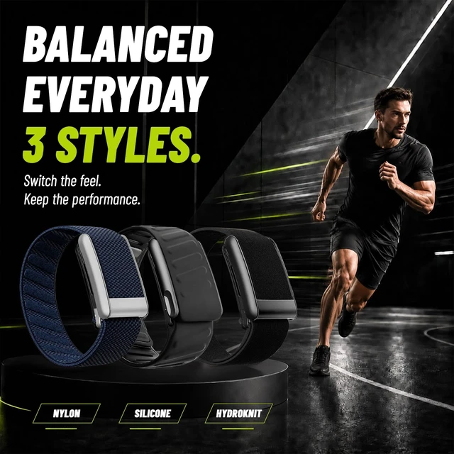 Alt view image 2 of 7 - Multi-Pack Wrist Bands Compatible with Whoop 5.0, Peak, One & Life MG Hydroknit Nylon, Sport Silicone, Premium Nylon Replacement Straps with Hook, Clasp, Quick Link Slider