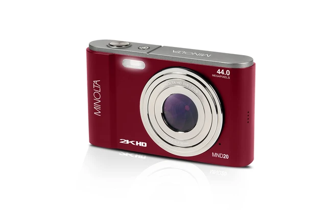 Alt view image 6 of 7 - MND20 44 MP 2.7K Ultra HD Digital Camera (Red) G-sensor protects important footage while loop recording keeps you ready for every drive