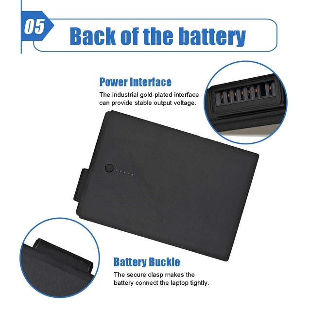 Alt view image 6 of 6 - 53.5Wh XVJNP Laptop Battery Replacement for Dell Latitude 5430 Rugged Extreme Latitude 7330 Rugged Extreme P148G P149G P148G001 P149G001 Series 451-BCWQ 6JRCP M0TN3 06JRCP 0M0TN3 KD1CT 11.4V 4457mAh