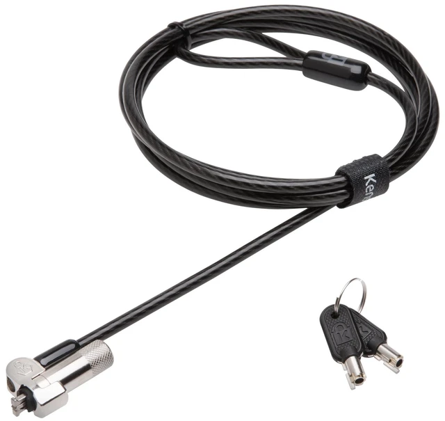 Main image of NanoSaver Keyed Laptop Lock for Select HP and Lenovo Laptops (K64444WW), Black