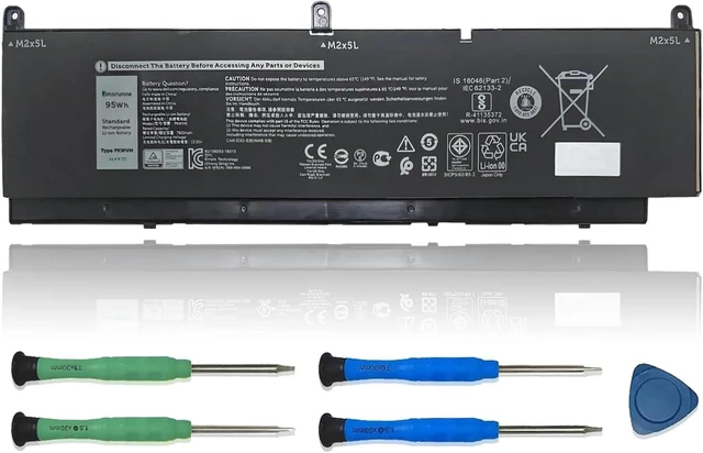 Main image of PKWVM Laptop Battery Replacement for Dell Precision 7550 7750 7760 7560 Series C903V CR72X 0CR72X 0447VR 068N03 11.4V 7922mAh 95Wh