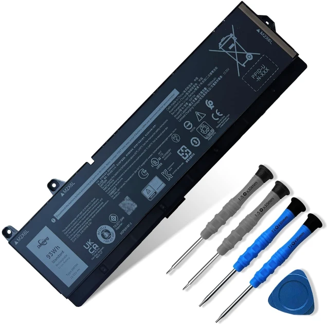 Main image of X9FTM Laptop Battery 93Wh Compatible with Dell Precision 7770 7670 7680 7780 Series Notebook RCVVT 965V4 0965V4 5JMD8 05JMD8 11.55V 7650mAh