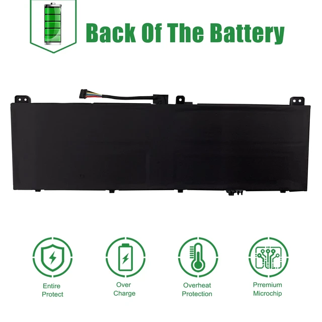 Alt view image 6 of 6 - L22C4PA1 Laptop Battery Replacement for Lenovo Yoga 7 14ARP8 14IRL8 16ARP8 Series SB11K38965 5B11K38968 SB11N45990 5B11N46035 L22M4PA1 L22D4PA1 15.36V 71Wh
