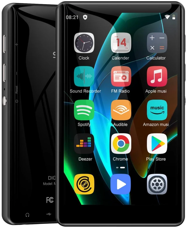 Main image of MP3 Player with Bluetooth and WiFi, M503Pro 16GB MP4 Players for Kids with Spotify, Spotify Kids, FM Radio, Audible, 4.0" Touch Screen Music Player with Parental Controls, Up to 1TB Gray