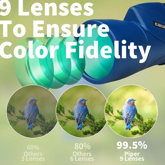 Alt view image 4 of 7 - 12x55 Monocular for Adults High Powered with Phone Adapter and Tripod Large BAK4 Prism & FMC Lens, IPX7 Waterproof, Monocular Telescope for Bird Watching, Wildlife Viewing, Travel, Hiking, Sports