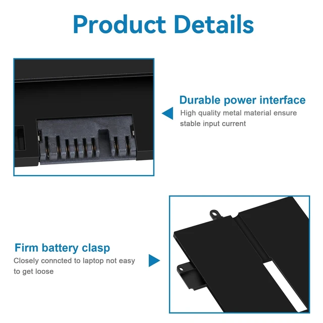 Alt view image 4 of 7 - L20M4P71 SB10T83216 Laptop Battery Replacement for Lenovo ThinkPad X1 Carbon 9th 10th 11th Gen X1 Yoga 6th 7th 8th Gen Series L20C4P71 SB10T83217 L20D4P71 L20L4P71 L20C4P71
