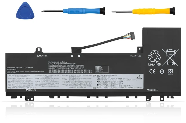 Main image of L23N3PK1 L23B3PK1 Laptop Battery for Lenovo IdeaPad Slim 5-14IMH9 5-14AHP9 IdeaPad Slim 5-14IRU9 5-14Q8X9 5-15IRU9 5-15IRH9 5-15IRH9R 5-16IMH9 5-16AHP9 5-16IRU9 Battery L23M3PK1 L23D3PK1 L23X3PK1 57Wh