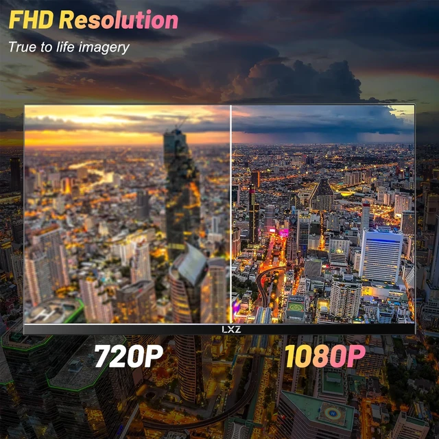 Alt view image 2 of 6 - Gaming Monitor 24.5 Inch, 200Hz Monitor FHD 1080P Frameless IPS Display with Eye Care, DP/HDMI, Wall Mount Compatible - Black