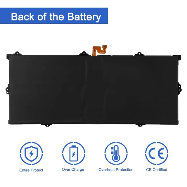 Alt view image 6 of 6 - AA-PBAN2HE 42.3Wh Laptop Battery Compatible with Samsung Galaxy Book Go 340XDA NP340XLA-KA4US NP340XLA-KA12US XE340XDA-KA3US-RB NP340XLA-KA2CA XE340XDA-KA1US XE340XDA-KA3 XE340XDA-ka1it Series