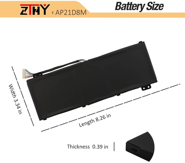 Alt view image 7 of 7 - AP21D8M Laptop Battery Replacement for Acer Nitro 5 AN515-46 AN515-47 AN515-58 AN515-58-56CL AN515-58-766R AN515-58-72QR, Nitro V 15 ANV15-51, Nitro 16 AN16-51 AN16-51-74BV AN16-51-76BS 57.48Wh