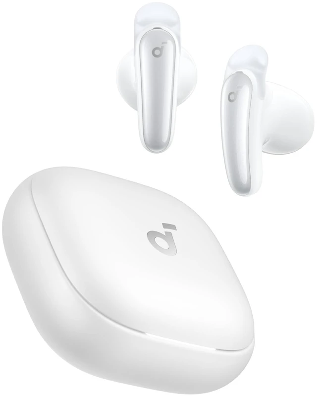 Main image of Liberty Buds by Anker Wireless Earbuds with Adaptive ANC Semi-in-ear design with removable ear fins, fast charging, translation support, and up to 30 hours of playtime