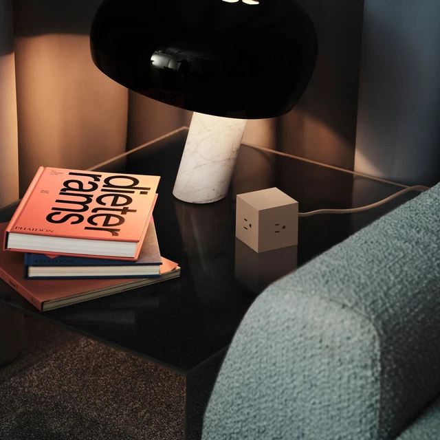 Alt view image 4 of 7 - Square 1 New Pink Power Strip Cube, 5.9ft, 3 Outlets, 2 USB-C New Pink magnetic power cube, fast USB-C 30W charging; ideal for vanities and creative desks