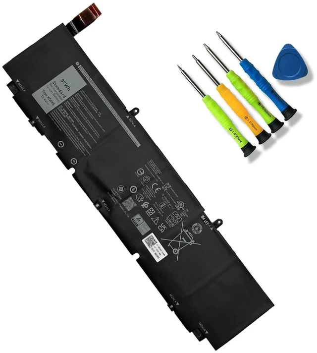 Main image of XG4K6 97Wh Laptop Battery Replacement for Dell XPS 17 9700 9710 9720 17-9700-R1505S Precision 5750 5760 5770 Series 01RR3 0F8CPG F8CPG 0YY3V 5XJ6R KVPMY KRDHV 3ICP7/54/65-2 11.4V 6-Cell