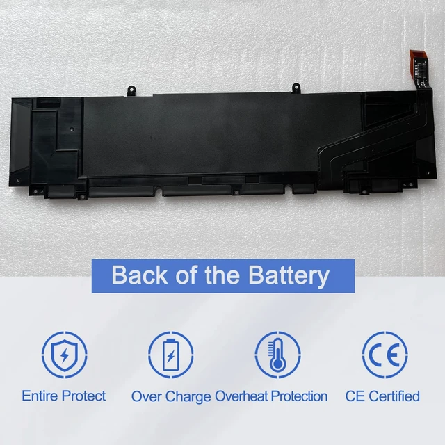 Alt view image 6 of 6 - XG4K6 97Wh Laptop Battery Replacement for Dell XPS 17 9700 9710 9720 17-9700-R1505S Precision 5750 5760 5770 Series 01RR3 0F8CPG F8CPG 0YY3V 5XJ6R KVPMY KRDHV 3ICP7/54/65-2 11.4V 6-Cell
