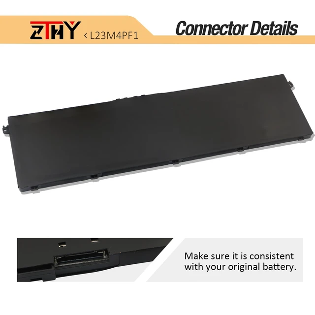 Alt view image 4 of 7 - 84Wh L23D4PF1 L23M4PF1 Battery for Lenovo IdeaPad Pro 5-14AKP10 5-14AHP9 5-14ASP10 5-14IAH10 5-14IMH9 5-16IMH9 5-16AHP9 Yoga Pro 9-16IMH9 9-16IAH10 7-14IAH10 7-14ASP10 7-14AKP10 L23B4PF1 L23N4PF1