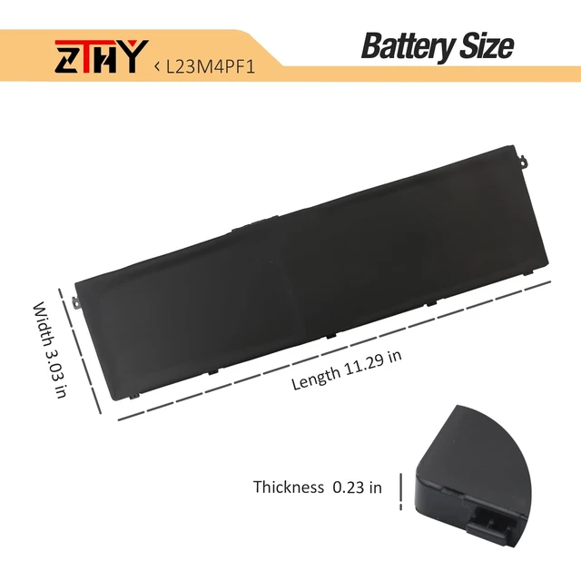 Alt view image 7 of 7 - 84Wh L23D4PF1 L23M4PF1 Battery for Lenovo IdeaPad Pro 5-14AKP10 5-14AHP9 5-14ASP10 5-14IAH10 5-14IMH9 5-16IMH9 5-16AHP9 Yoga Pro 9-16IMH9 9-16IAH10 7-14IAH10 7-14ASP10 7-14AKP10 L23B4PF1 L23N4PF1