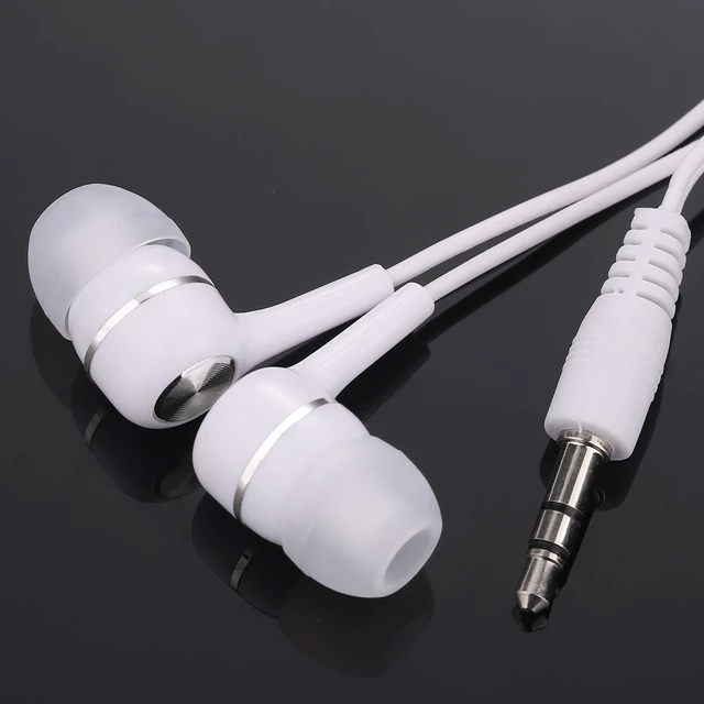 Alt view image 4 of 7 - Bulk Earbuds Headphones 100 Pack for School Classroom Kids, Wholesale Durable Wired Earphones Class Set to Students Teens and Adult (White)