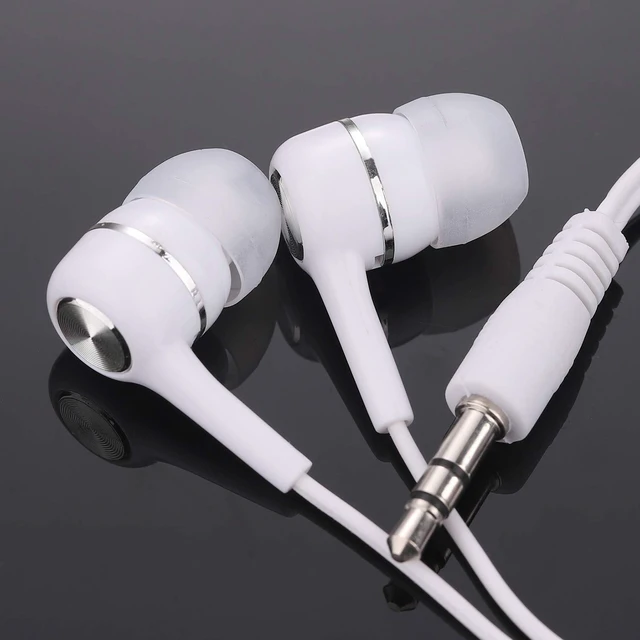 Alt view image 3 of 7 - Bulk Earbuds Headphones 100 Pack for School Classroom Kids, Wholesale Durable Wired Earphones Class Set to Students Teens and Adult (White)