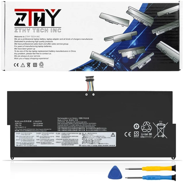 Main image of 42Wh L19M4PG3 L19C4PG3 Laptop Battery for Lenovo X12 Detachable Gen 1 Gen 2 Type 20UW 20UV 21LK 21LL Series L19M4PG4 L19C4PG4 Battery Replacement SB10Z27863 SB10Z26484 5B10Z27861 7.72V 4-Cell