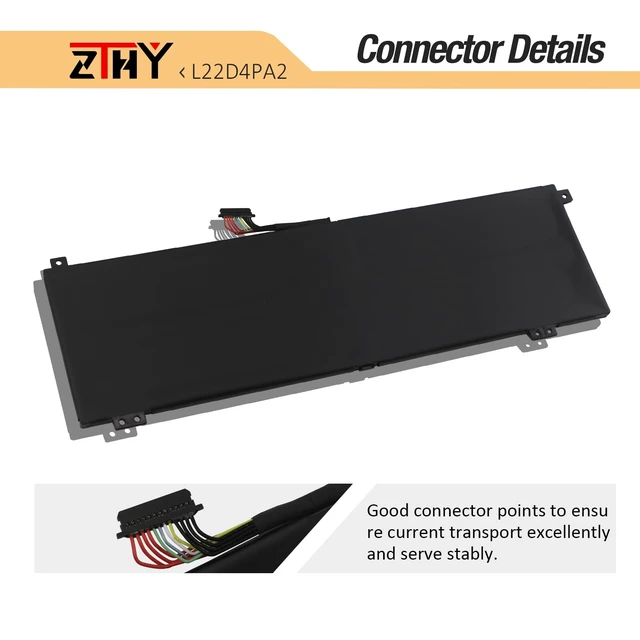 Alt view image 4 of 7 - L22D4PA2 L22C4PA2 Laptop Battery for Lenovo Legion Slim 5 14APH8 Series 82Y5 82Y5004VAU 82Y5CTO1WW 82Y5005KMX L22B4PA2 L22M4PA2 L22L4PA2 5B11N45950 SB11N45942 15.52V 73.6Wh