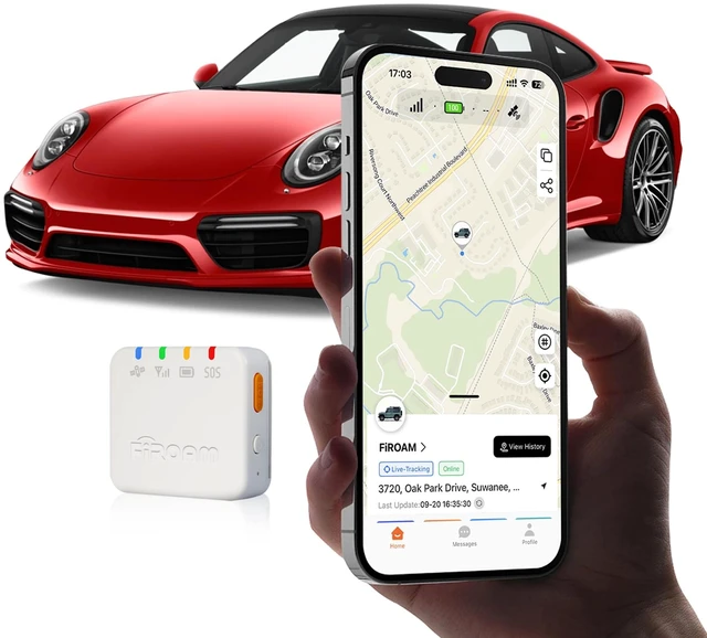 Main image of QuadTrack Hidden GPS Tracker for Vehicles, Kids & Assets Real-Time Tracking, 4G LTE, 3-Year Standby Battery, Geo-Fence, SOS, iOS & Android, Built-in Global 4G eSIM for 200+ Countries
